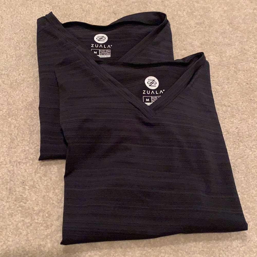 Zuala workout tees, buy one get one free